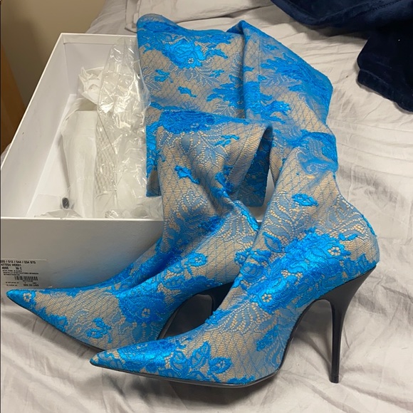 Never Worn Thigh High Balenciaga Boots 